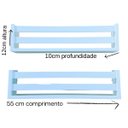 Ver imagem 4 de 4 Prateleira Nicho Revisteiro Quarto De Criança Estante Infantil De Brinquedos Mdf 55cm