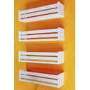 Ver imagem 2 de 4 Prateleira Nicho Revisteiro Quarto De Criança Estante Infantil De Brinquedos Mdf 55cm