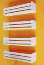 Ver imagem 2 de 4 Prateleira Nicho Revisteiro Quarto De Criança Estante Infantil De Brinquedos Mdf 55cm