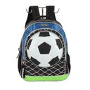 Ver imagem 1 de Mochila de Costas Up4you Futebol 3d Preto e Azul - Luxcel