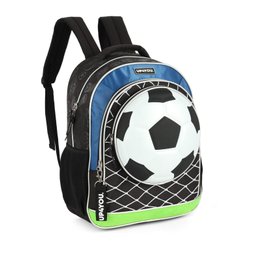 Mochila de Costas Up4you Futebol 3d Preto e Azul - Luxcel - 2