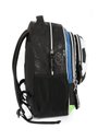 Ver imagem 5 de Mochila de Costas Up4you Futebol 3d Preto e Azul - Luxcel