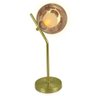 Luminária De Mesa Aro Jabuticaba Globo Ambar Harmony Dourado - 2