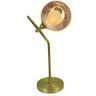 Luminária De Mesa Aro Jabuticaba Globo Ambar Harmony Dourado - 1