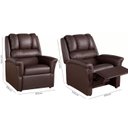 Ver imagem 5 de Poltrona Casal Reclinável França Mitus Two Way Courano Preto - Probel