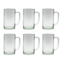 Ver imagem 1 de Jogo 6 Canecas Chopp Cerveja Vidro Santa Fé 500ml