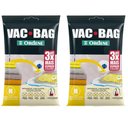Ver imagem 2 de Kit 2 Sacos Vac Bag Ordene para Roupas Médio 45x65cm a Vácuo Polietileno Reutilizável