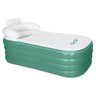 Banheira Ofurô Inflável Adulto Dobrável 120l com Bomba Elétrica Bivolt Vg Plus Verde - 1