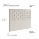 Ver imagem 3 de Cabeceira Cama Box Casal Queen 160 Cm Madri Linho Cru - Nexta Casa