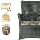 Ver imagem 4 de 4 Poltronas e 1 Mesa Igapó em Alumínio Pintura Fendi Corda Náutica Estofado 6