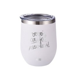 Copo Térmico Aduze Cuia Classic Vovó Coruja 300ml - Branco - 1
