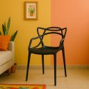 Ver imagem 2 de Cadeira Allegra Preta – Estilo, Resistência e Conforto para Sua Casa