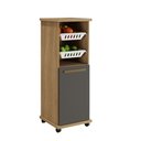 Ver imagem 1 de Armário de Cozinha com Fruteira Paraná Arte Móveis:cinamomo/grafite