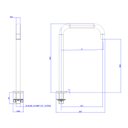 Ver imagem 4 de Bica Alta Deca You 1792.bl105.mt Quadrada de Bancada Black Matte