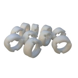 100 Un. Suporte Plástico Aplicável Rolamento 608 Substitui Buchas de Ventilador Arno 40cm. Moderno