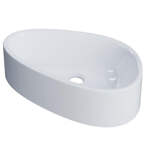 Cuba de Apoio Gota para Banheiro Lavabo C01 Bg43w Branco - Lyam