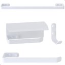 Ver imagem 1 de Kit Acessórios Para Banheiro Branco 4 Peças Zmt