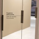 Ver imagem 7 de Guarda-Roupa 2 Portas 2 Gavetas 100% MDF Slim Glass Nobre Yescasa Off White/Rustic