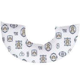 Almofada de Amamentação Tecebem Malha com Zíper Guilherme 45cmx85cm Azul - 1