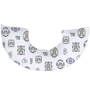 Almofada de Amamentação Tecebem Malha com Zíper Guilherme 45cmx85cm Azul