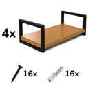 Ver imagem 4 de 4 Prateleiras Industriais Mdf 30x60cm Quarto Banheiro