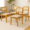 Ver imagem 1 de Kit 4 Cadeiras para Sala de Jantar Ágata