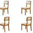 Ver imagem 2 de Kit 4 Cadeiras para Sala de Jantar Ágata