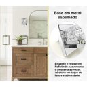 Ver imagem 6 de 5 Arandela Interna Cristal Prata Base Espelhada Sala Bet38