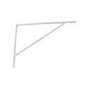 Ver imagem 2 de Kit Suporte Prateleira Com 12 Peças Em Aço Mão Francesa 30x20 Branco