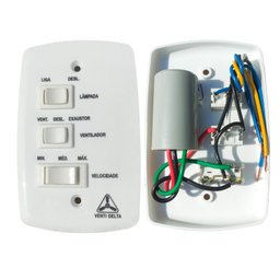 Ventilador Teto Super Baby Colors 3pás Mdf Branco/masculino 220v Venti-delta - 3