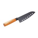 Ver imagem 4 de Faca Santoku para Corte Preta cabo Acácia Mimo Style