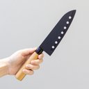 Ver imagem 1 de Faca Santoku para Corte Preta cabo Acácia Mimo Style