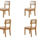 Ver imagem 3 de Kit 4 Cadeiras para Sala de Jantar Ágata