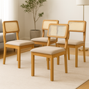 Ver imagem 1 de Kit 4 Cadeiras para Sala de Jantar Ágata