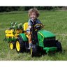 Trator Eletrico Infantil Peg-pérego John Deere Ground Force 12v Verde e Amarelo U - 3