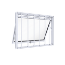 Ver imagem 1 de Janela de Aluminio Maximo Ar com Grade Lucasa