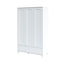 Ver imagem 3 de Guarda-roupa Infantil Branco Estilo Provençal Fofura Divicar - Branco