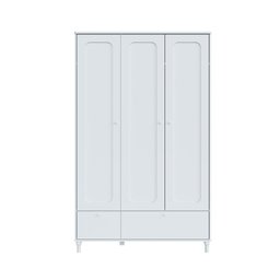 Guarda-roupa Infantil Branco Estilo Provençal Fofura Divicar - Branco - 4
