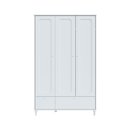 Ver imagem 4 de Guarda-roupa Infantil Branco Estilo Provençal Fofura Divicar - Branco