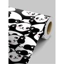 Ver imagem 2 de Papel de Parede Infantil Pandas Preto e Branco-60x300cm
