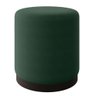 Poltrona Decorativa Sala de Estar Miralys com Puff Decorativo Marí Veludo Verde - Desk Design - 7