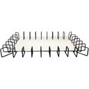 Ver imagem 1 de Bandeja Decorativa Espelhada 52x37x5cm Preto Fosco Aparador Centro de Mesa Anfield Atari