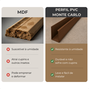 Ver imagem 3 de Kit 6 Barra Perfil de Acabamento para Painel Ripado 2m