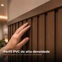 Ver imagem 2 de Kit 6 Barra Perfil de Acabamento para Painel Ripado 2m