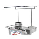 Ver imagem 3 de Carrinho de Salada de Frutas Inox com Toldo e Rodas Pneumáticas Cefaz