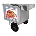 Ver imagem 2 de Carrinho de Salada de Frutas Inox com Toldo e Rodas Pneumáticas Cefaz