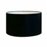 Cúpula Abajur e Luminária em Tecido Cilíndrica Vivare Cp-8025 Ø50x30cm - Bocal Europeu - Preto - 1