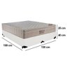 Cama Box Casal Bipartido Sintético + Colchão Ortobom Airtech Molas Ensacadas 65x138x188 Branco - 8