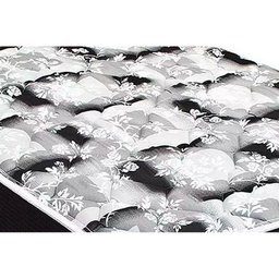 Cama Box King: Colchão Espuma D45 Luckspuma Gran Luck + Base CRC Suede Black(193x203) - 5