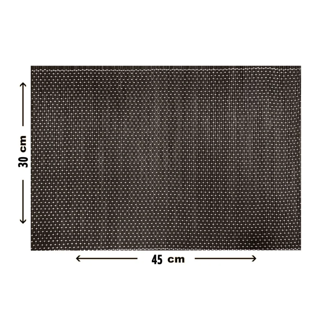 4 Jogo Americano Esteira Bambu Natural Tocantins Mr 30x45 - 6